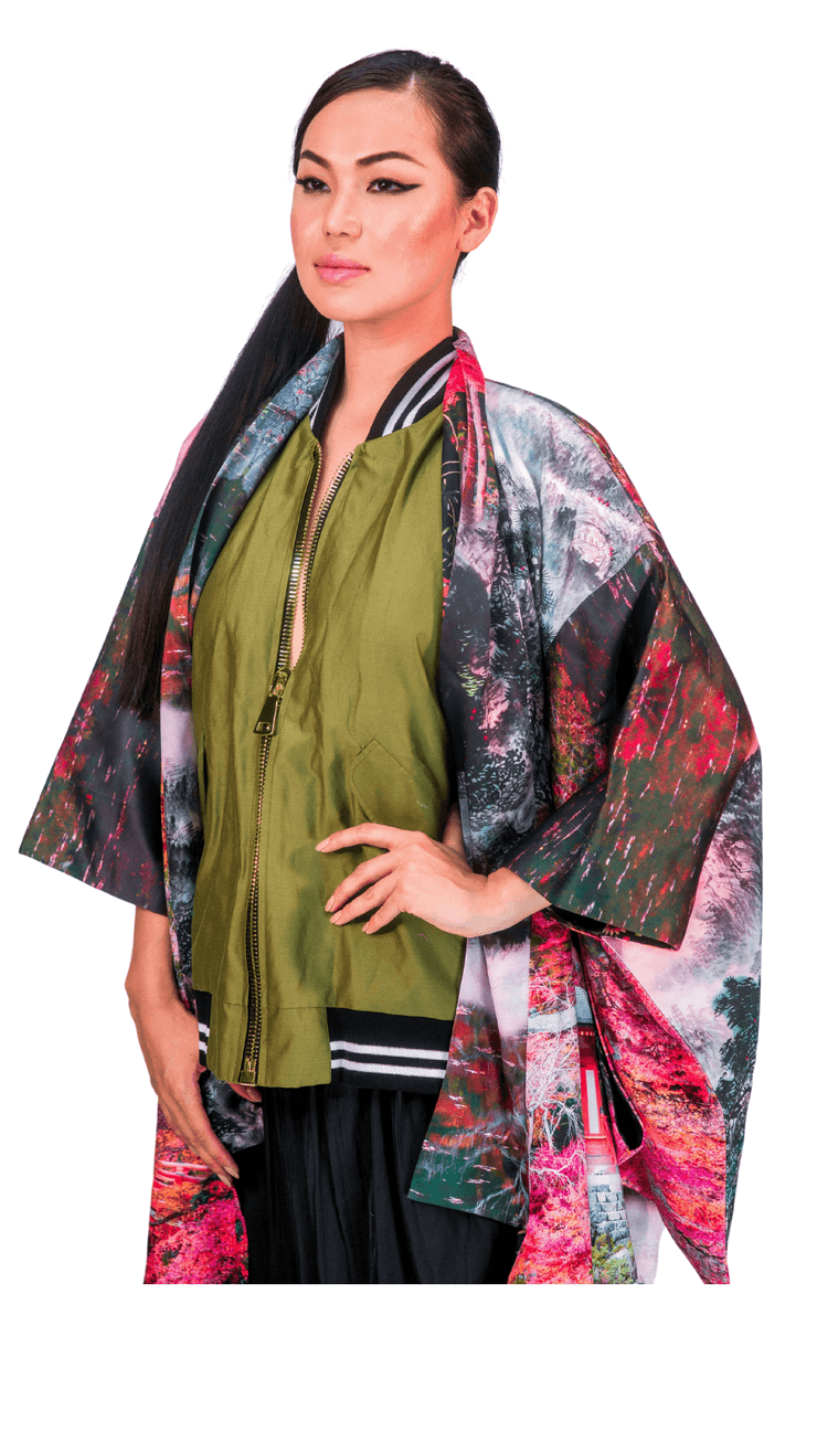 KIMONO BOMBERS JACKET OTT ONLINE